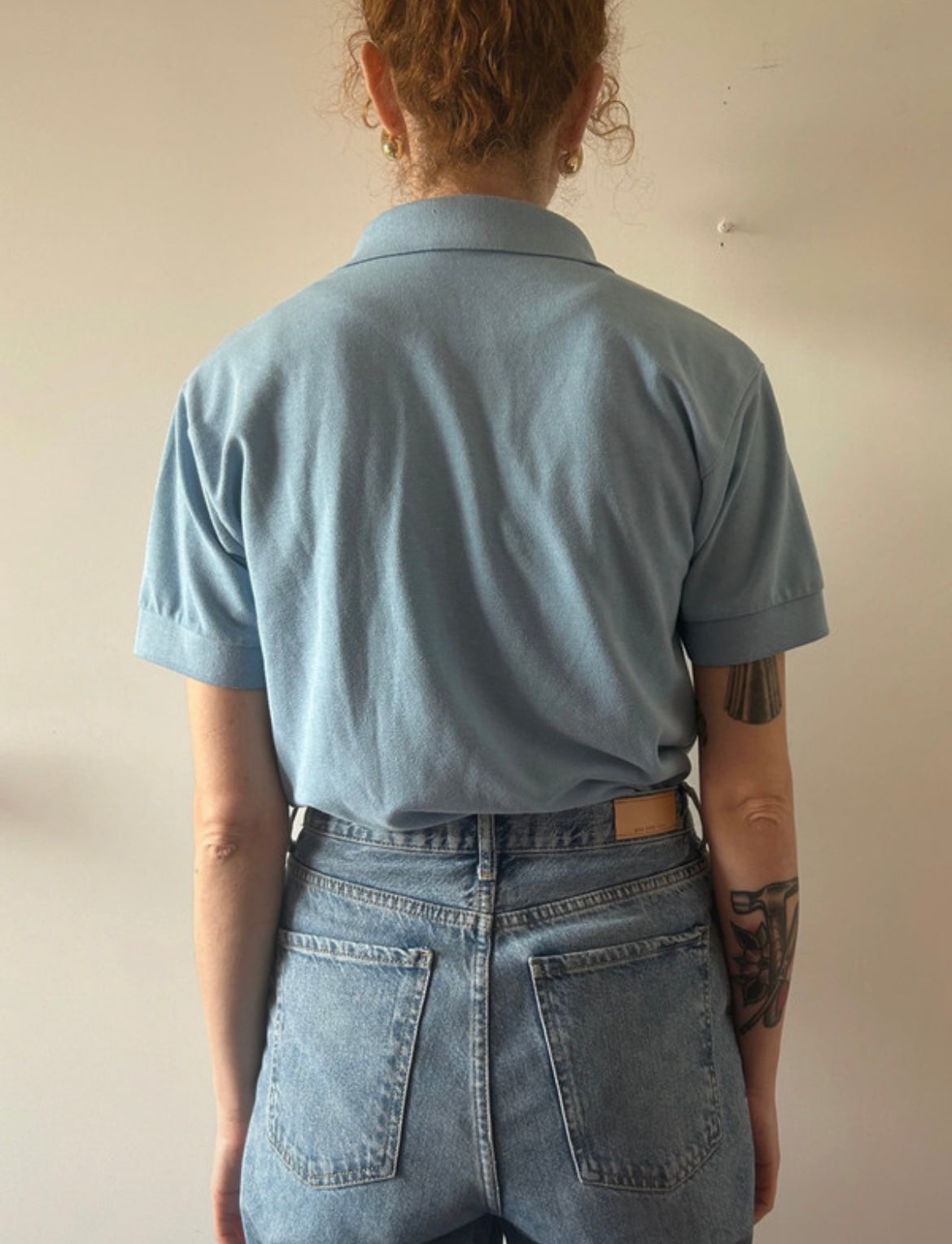 Polo Lacoste azzurra